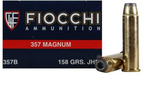 FIOCCHI 357 MAG 158GR JHP 50/BX