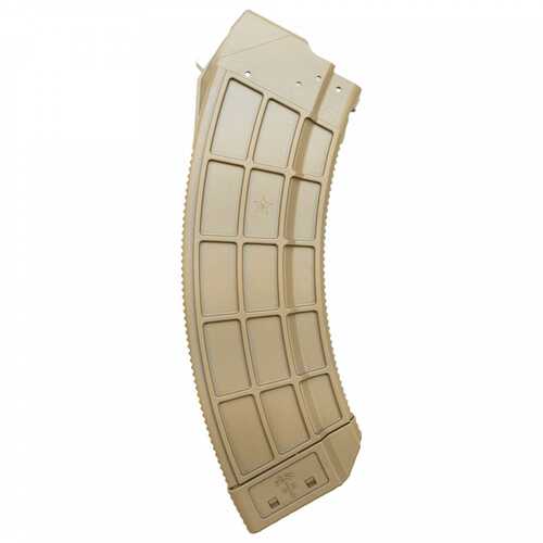 US Palm AK30 7.62x39mm Magazine w/Steel Latch FDE Polymer - 30/Rd