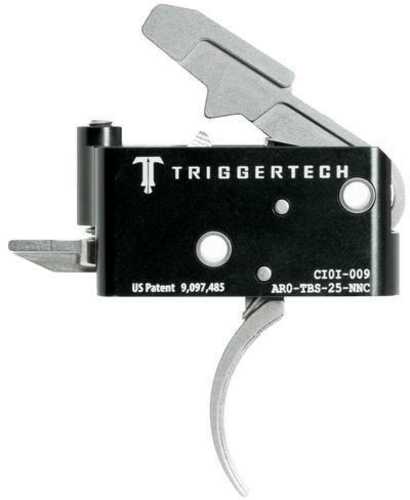 TriggerTech AR15 Adaptable Curved 2 Stage Adjustable Stainless Steel/Black
