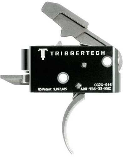 TriggerTech AR15 Competitive Curved 2 Stage Stainless Steel/Black