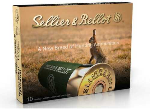 Sellier & Bellot Shotgun Ammunition 12 Ga 3" 1-7/8 Oz 1214 Fps #00 10/ct