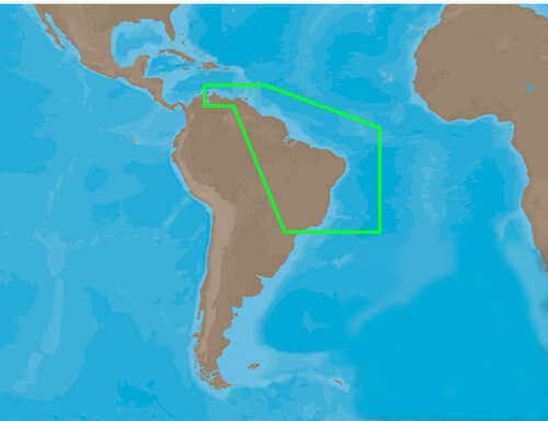 C-MAP NT+ SA-C004 - Puerto Bolivar-Rio De Janeiro - C-Card