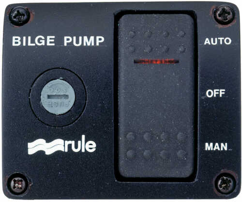 Rule Deluxe 3-Way Lighted Rocker Panel Switch