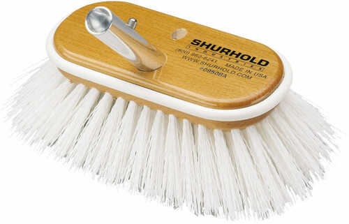 Shurhold 6" Polypropylene Stiff Bristle Deck Brush