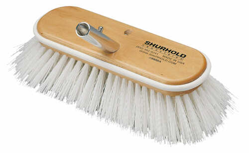 Shurhold 10" Polypropylene Stiff Bristle Deck Brush