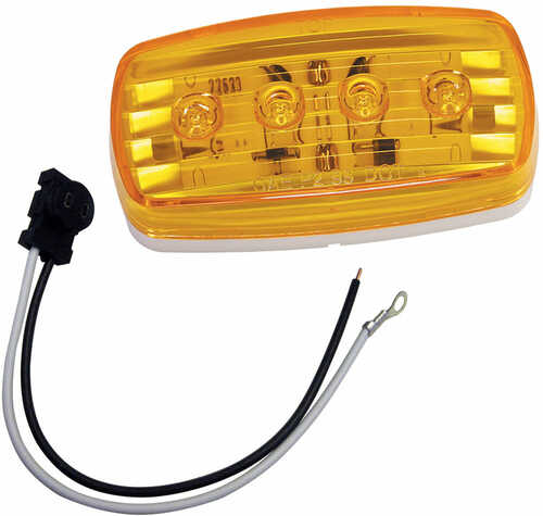 Wesbar LED Clearance/Side Marker Light - Amber #58 w/Pigtail