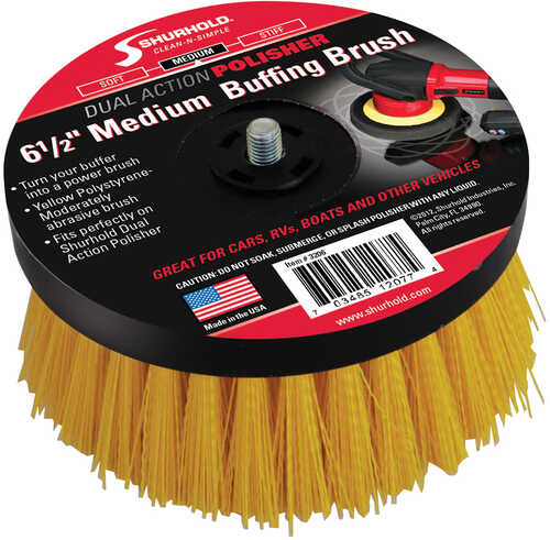 Shurhold 6-&#189;" Medium Brush f/Dual Action Polisher