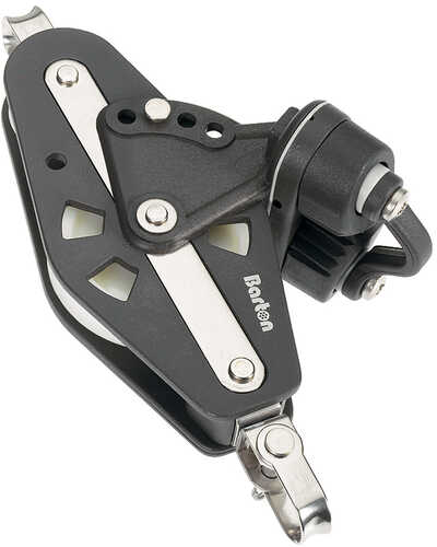 Barton Marine Size 3 - Fiddle - Swivel, Becket & Cam Cleat Block