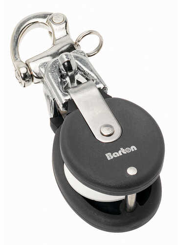 Barton Marine Medium Snatch Block w/Stainless Snap Shackle