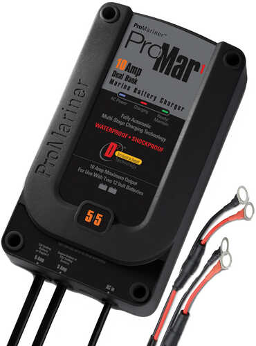 ProMariner 1 5/5 10-Amp 2-Bank Charger