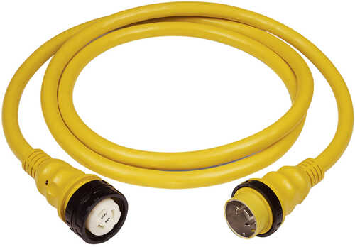 Marinco 50amp 125/250v Shore Power Cable - Yellow