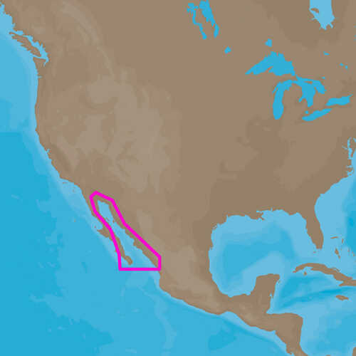 C-MAP 4D NA-D950 Gulf of Califonia , Mexico