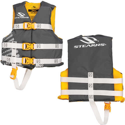 Stearns Child Classic Nylon Vest Life Jacket - 30-50lbs - Gold Rush