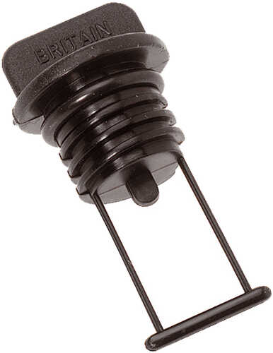 Barton Marine Drain Plug - 15mm (19/32") Bore - Black