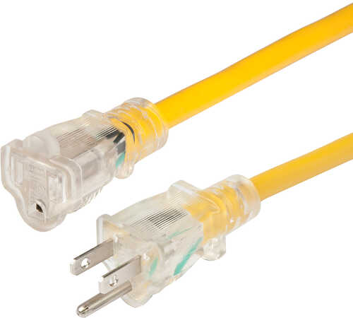 Marinco 14/3 Lighted Extension Cord - Non-Locking 15A 25