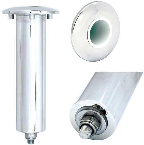 Tigress Blind Mount Round Head Swivel Base Rod Holder - 0&#176; - 9"