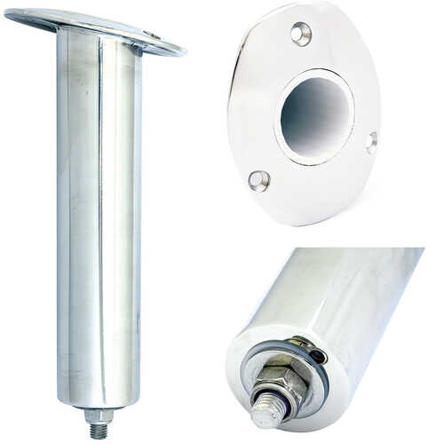 Tigress 3 Hole Swivel Oval Head Rod Holder - 15&#176; - 10-1/2"