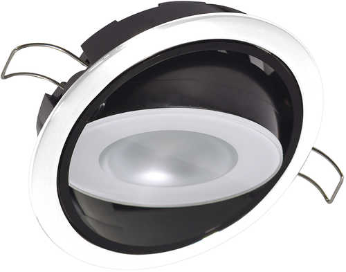 Lumitec Mirage Positionable Down Light - Warm White Dimming - Hi CRI - White Bezel