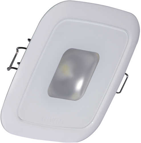 Lumitec Square Mirage Down Light - Spectrum RGBW Dimming - White Bezel