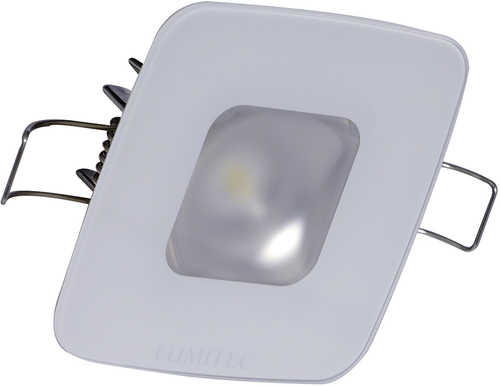 Lumitec Square Mirage Down Light - Warm White Dimming - Hi CRI - Glass Housing - No Bezel