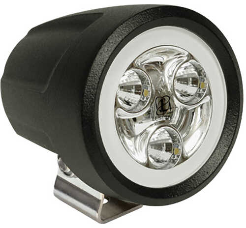 Lumitec Pinnacle LED Flood Light - White Non-Dimming - Black Housing - Bracket Mount