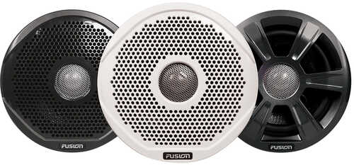 FUSION FR6022 6" Round 2-Way IPX65 Marine Speakers - 200W Pair w/3 Grilles Provided *Case of 6*