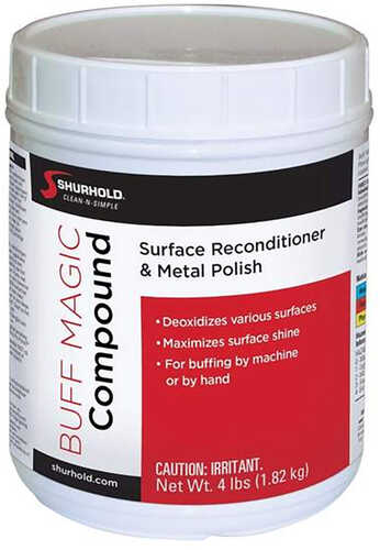 Shurhold Buff Magic Compound Surface Reconditioner &amp; Metal Polish - 4lb Jar