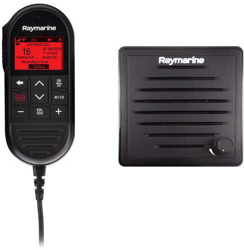 Raymarine Ray90 Wired Second Station Kit w/Passive Speaker RayMic Handset &amp; Extension Cable - 10M