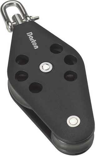 Barton Marine Series 2 Fiddle Swivel Block - 35mm