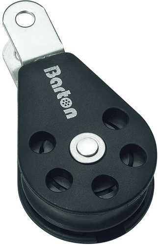 Barton Marine Series 3 Single Fixed Eye Clevis Pin Block - 45mm