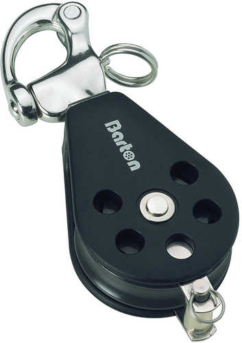 Barton Marine Series 3 Single Snap Shackle &amp; Becket Block - 45mm