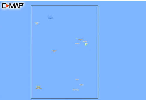 C-MAP M-NA-Y210-MS Hawaii Marshall Islands French Polynesia REVEAL&trade; Coastal Chart