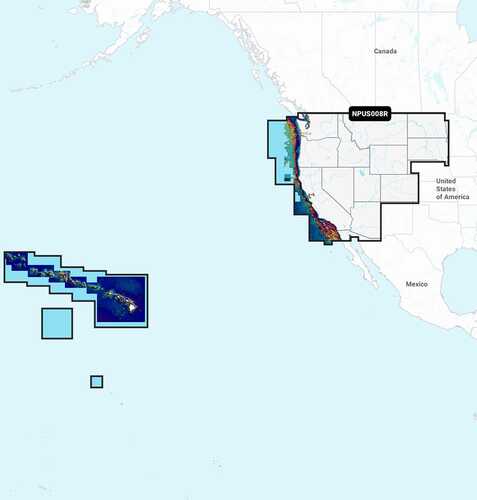 Navionics Platinum+ Npus008r U.s. West