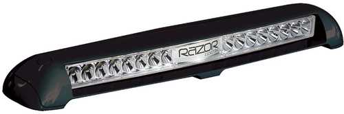 Lumitec Razor Light Bar - Flood - Black Housing - Flush Mount