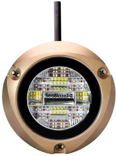 Lumitec Zambezi X2 Surface Mount Underwater Light - White &amp; Blue