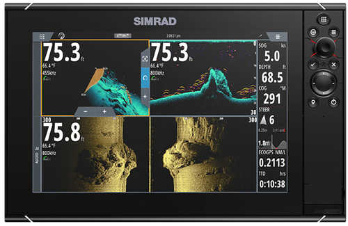 Simrad Nss12 Evo3s Combo Multi-function Chartplotter/fishfinder - No Hdmi Video Outport