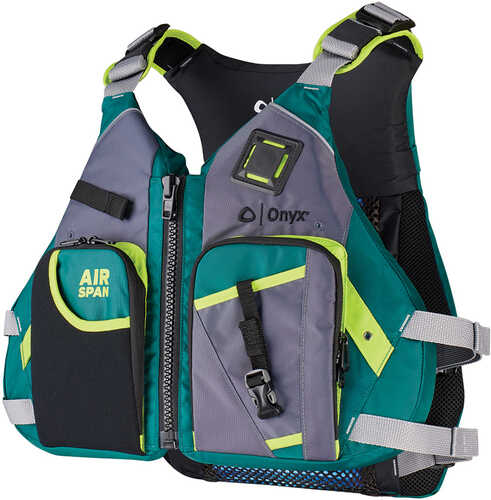 Onyx Airspan Angler Life Jacket - Xl/2x - Green