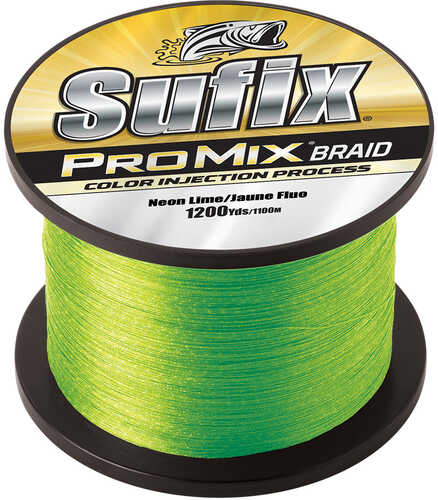 Sufix Promix&reg; Braid - 80lb - Neon Lime - 1200 Yds