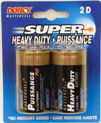 Dorcy MasterCell Batteries D-Cell Heavy-Duty 2/Pack
