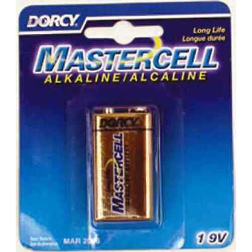 Dorcy Mastercell Batteries 9-Volt Alkaline 1/Pack