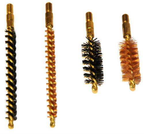 Dewey Rods Benchrest Style "No Harm" Bronze Brush .19-20 Cal Rifle - 5/40 Thread Looped End Brass Core And coupl