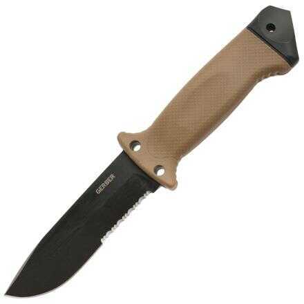 Gerber 01463 LMF II Fixed 420HC Stainless Clip Point/Saw/Serrated Knife Blade