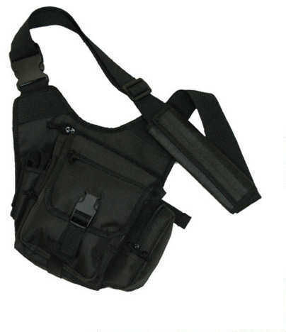 Bob Allen Tactical Shoulder Bag 12.5"X10"X3.5" Black, Md: 200B