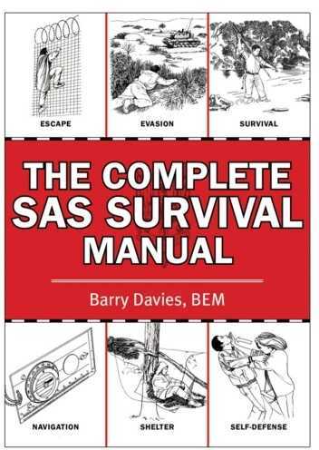 ProForce Equipment  Complete SAS Survival Manual