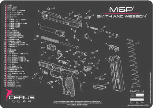 Cerus Gear S&W M&P Schematic Gray / Pink