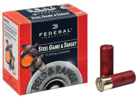 12 Gauge 2-3/4" Steel #6  1 oz 25 Rounds Federal Shotgun Ammunition