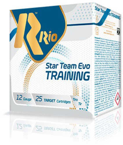 Rio Ammunition Star Team Evo Training Light Loads 12 Gauge 2-3/4" 8 Shot 1 Oz 1200 fps 25 Rounds