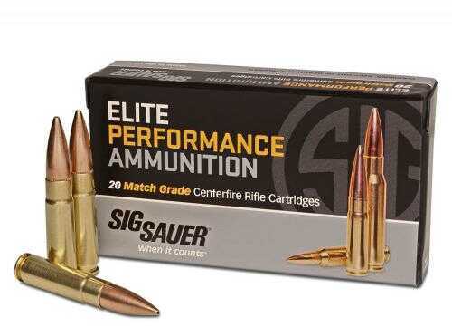 300 AAC Blackout 125 Grain Full Metal Jacket 20 Rounds Sig Sauer Ammunition