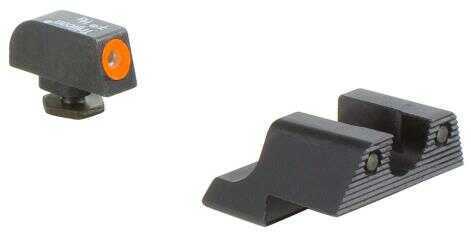 Trijicon 600785 HD Night Sights Fits Glock 42 Tritium Green w/Orange Outline Front Rear Black