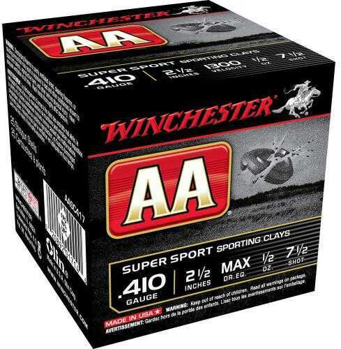 Winchester AA Super Sport .410 Ga 211/2" 1/2 Oz #7.5 1300 Fps - 25/ct